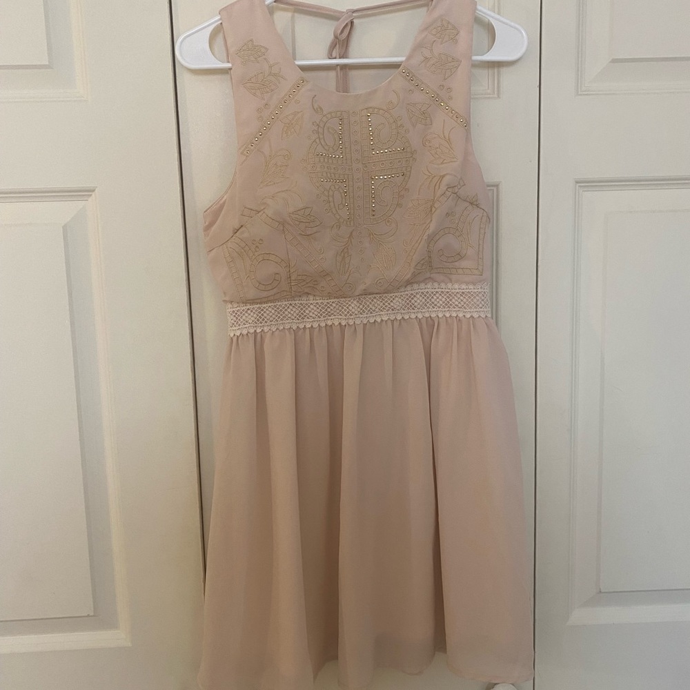 Soieblu Beige Dress Medium